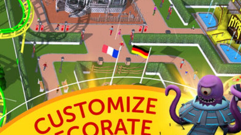 Rollercoaster tycoon touch zufriedenheit achterbahn